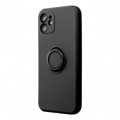 Apple iPhone 15 Pro Case Silicone ring Black