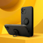 Apple iPhone 15 Pro Case Silicone ring Black