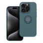Apple iPhone 15 Pro Case Silicone ring Green