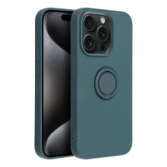 Apple iPhone 15 Pro Case Silicone ring Green
