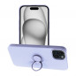 Apple iPhone 15 Plus Case Silicone ring Violet