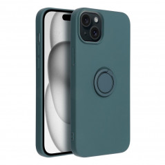 Apple iPhone 15 Plus Case Silicone ring Green