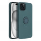 Apple iPhone 15 Plus Case Silicone ring Green