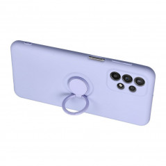 Samsung Galaxy A23 5G Case Silicone ring Violet