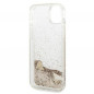 Apple iPhone 14 Plus Case Guess Liquide Glitter Charms Elegant  Gold