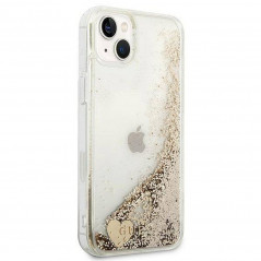 Apple iPhone 14 Plus Case Guess Liquide Glitter Charms Elegant  Gold