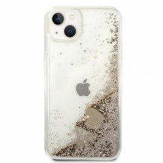 Apple iPhone 14 Plus Case Guess Liquide Glitter Charms Elegant  Gold