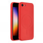 Apple iPhone SE 2020 Case Silicone Mag Cover MagSAFE  Red