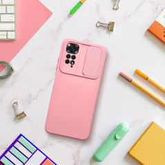 XIAOMI Redmi Note 11 Case Slide Light pink