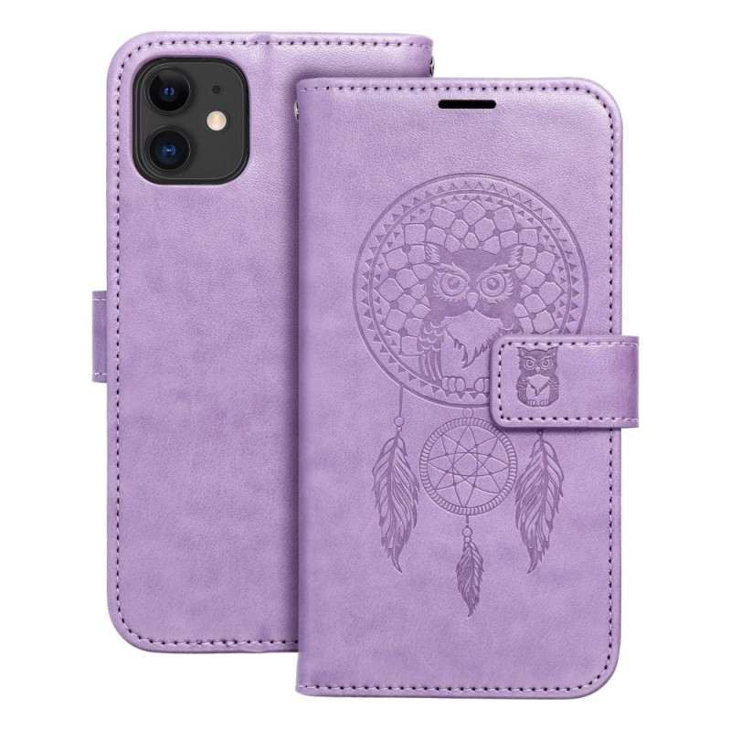Apple iPhone 11 Wallet Cases MEZZO Book Dreamcatcher  Purple
