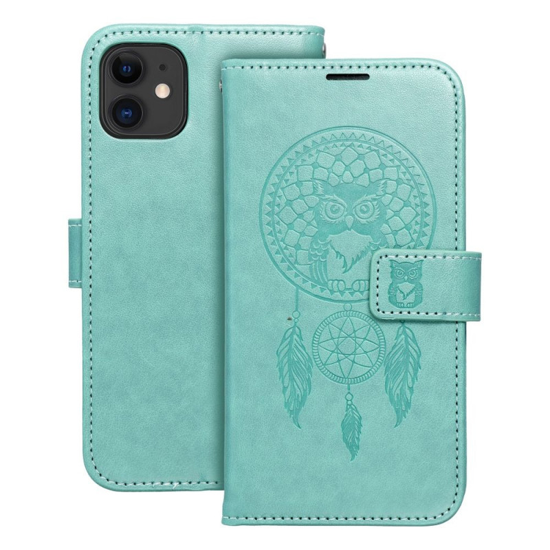 Apple iPhone 11 Wallet Cases MEZZO Book Dreamcatcher  Green