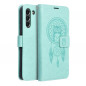 Samsung Galaxy S21 FE 5G Wallet Cases MEZZO Book Dreamcatcher  Green