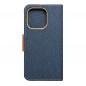 Apple iPhone 14 Pro Wallet Cases CANVAS Book Navy blue