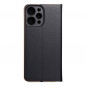 XIAOMI Redmi 12 Wallet Cases LUNA Book Gold Elegant  Black