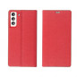 Apple iPhone 15 Pro Wallet Cases LUNA Book Gold Elegant  Red