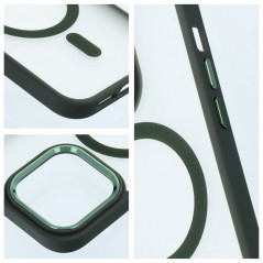 Apple iPhone 12 Case Matte Mag Cove MagSAFE  Green