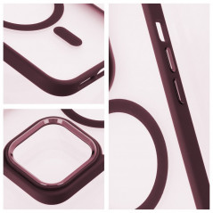 Apple iPhone 11 Case Matte Mag Cove MagSAFE  Plum red