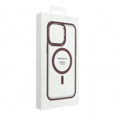 Apple iPhone 12 Case Matte Mag Cove MagSAFE  Plum red