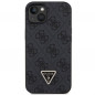 Apple iPhone 13 Case Guess Metal Logo Starss Crossbody Elegant  Black