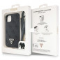 Apple iPhone 13 Case Guess Metal Logo Starss Crossbody Elegant  Black