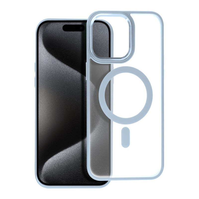 Apple iPhone 15 Pro Max Case Matte Mag Cove MagSAFE  Blue