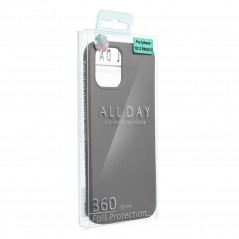 Apple iPhone 15 Pro Case Roar Colorful Jelly Grey