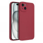 Apple iPhone 15 Plus Case Roar Luna Monochrome, Stylish, An aesthetic accessory  Red