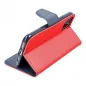 Apple iPhone 14 Plus Wallet Cases Fancy Book Red / Navy
