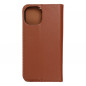 Apple iPhone 15 Wallet Cases Leather case SMART PRO Elegant  Brown