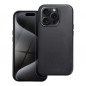 Apple iPhone 15 Pro Case Leather Mag Cover Elegant  MagSAFE  Black