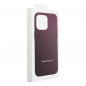 Apple iPhone 15 Pro Case Leather Mag Cover Elegant  MagSAFE  Dark violet