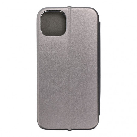 Apple iPhone 15 Plus Wallet Cases Book Elegance Elegant  Grey