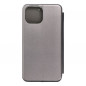 Apple iPhone 15 Wallet Cases Book Elegance Elegant  Grey