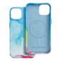 Apple iPhone 15 Case Leather Mag Cover Elegant  MagSAFE  Color splash