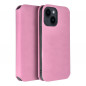 Apple iPhone 15 Wallet Cases Dual Pocket book Light pink