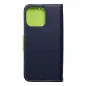 Apple iPhone 15 Pro Max Wallet Cases Fancy Book Navy / Lime