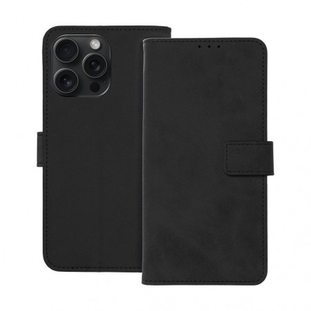 Apple iPhone 15 Pro Max Wallet Cases TENDER Book Black