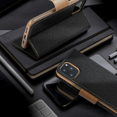 Samsung Galaxy A14 5G Wallet Cases CANVAS Book Black