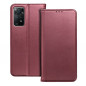 XIAOMI Redmi Note 12 4G Wallet Cases Smart Magneto book Burgundy