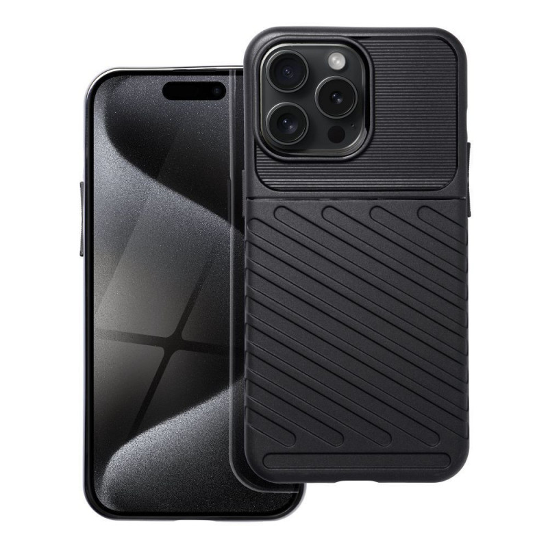 Apple iPhone 15 Pro Max Case THUNDER Black