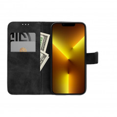 Apple iPhone 15 Pro Wallet Cases TENDER Book Black
