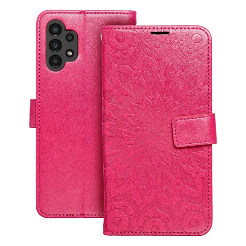 Samsung Galaxy A13 LTE Wallet Cases MEZZO Book Mandala  Magenta