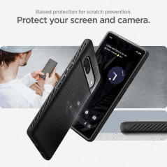 Google Pixel 7a Case Spigen  Liquid Air Matte black