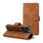 Apple iPhone 15 Pro Wallet Cases TENDER Book Brown