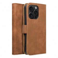Apple iPhone 15 Pro Wallet Cases TENDER Book Brown