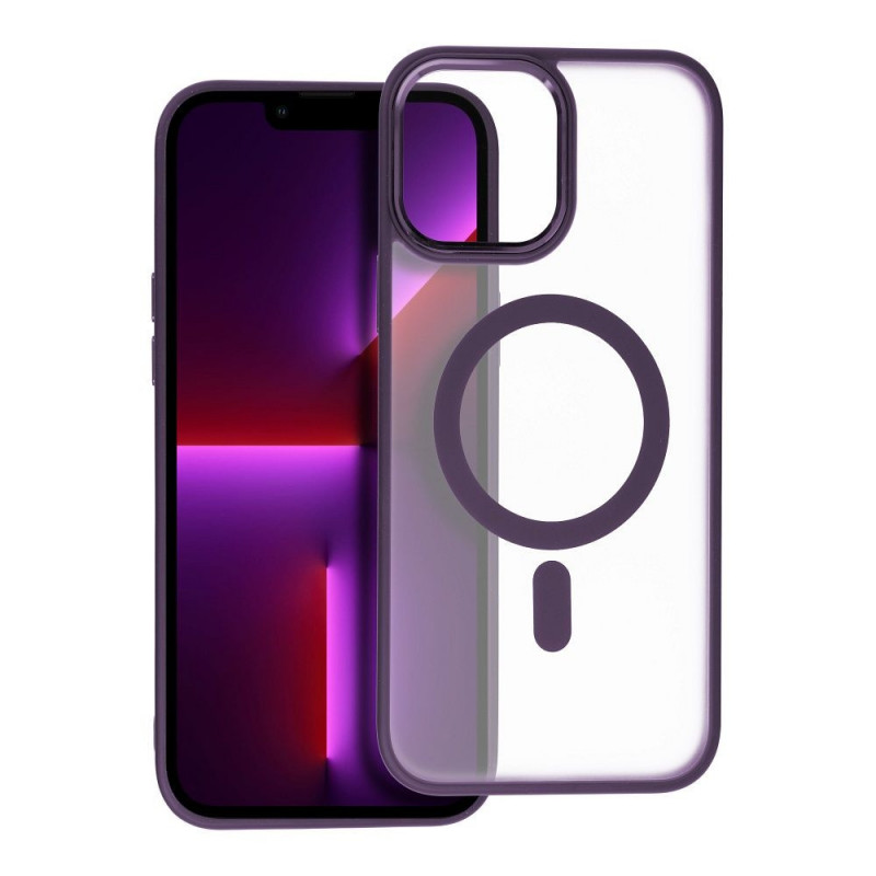Apple iPhone 13 Pro Case Matte Mag Cove MagSAFE  Purple