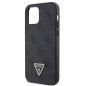 Apple iPhone 12 Case Guess Metal Logo Starss Crossbody Elegant  Black
