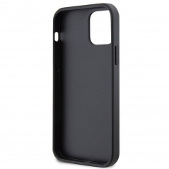 Apple iPhone 12 Case Guess Metal Logo Starss Crossbody Elegant  Black