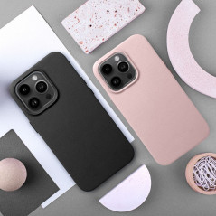 Apple iPhone 14 Pro Case Leather Mag Cover Elegant  MagSAFE  Black
