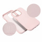 Apple iPhone 14 Case Leather Mag Cover Elegant  MagSAFE  Sand pink